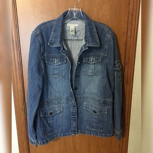 EUC Crazy Horse by Liz Claiborne Jean Jacket